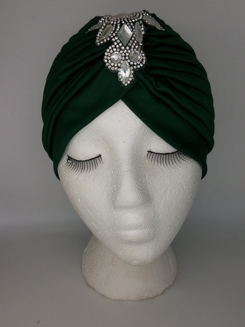 Silver Glam Turban