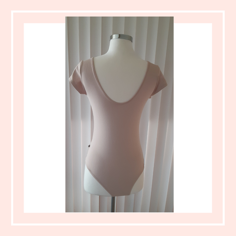 Spandex Beige Bodysuit