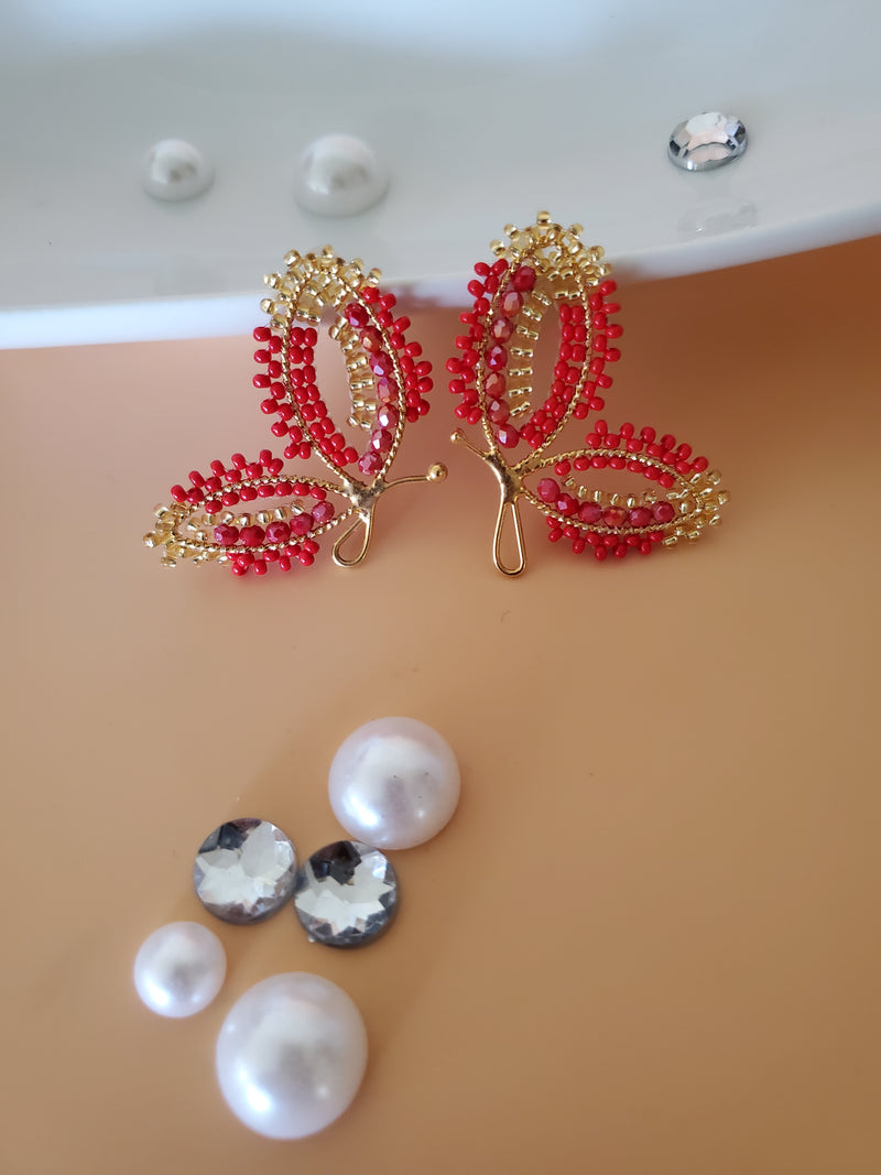 Red Lovers Studs