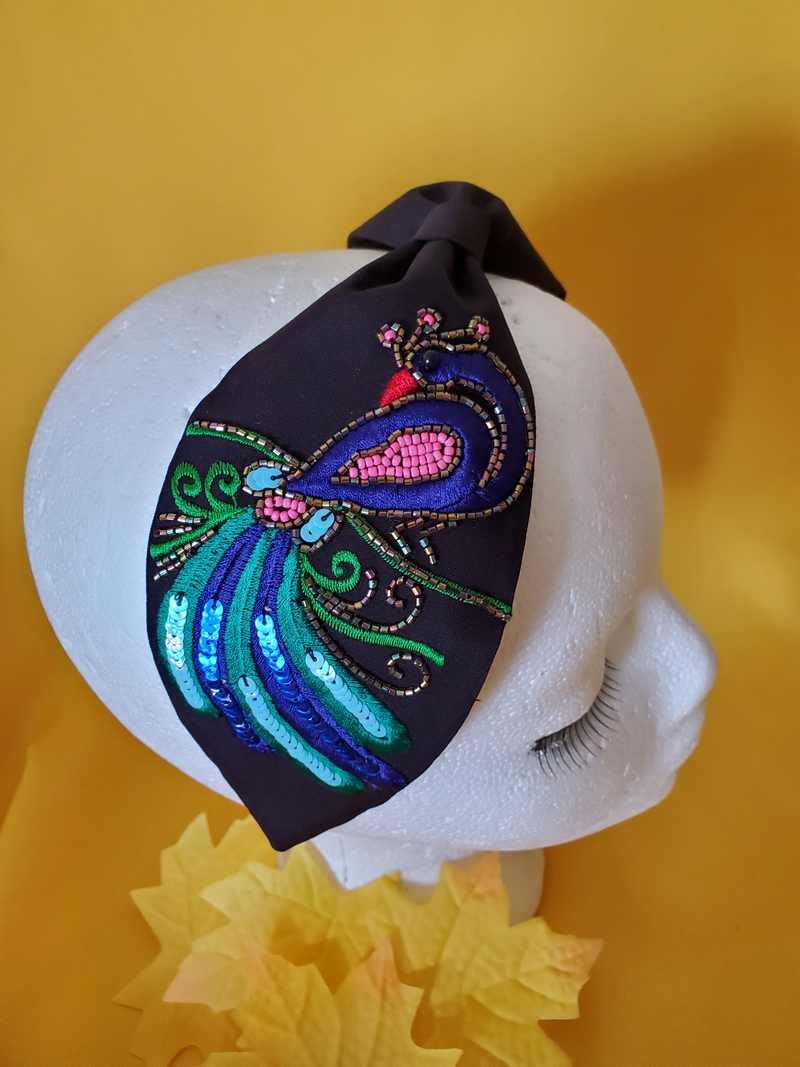 Peacock Style Headband