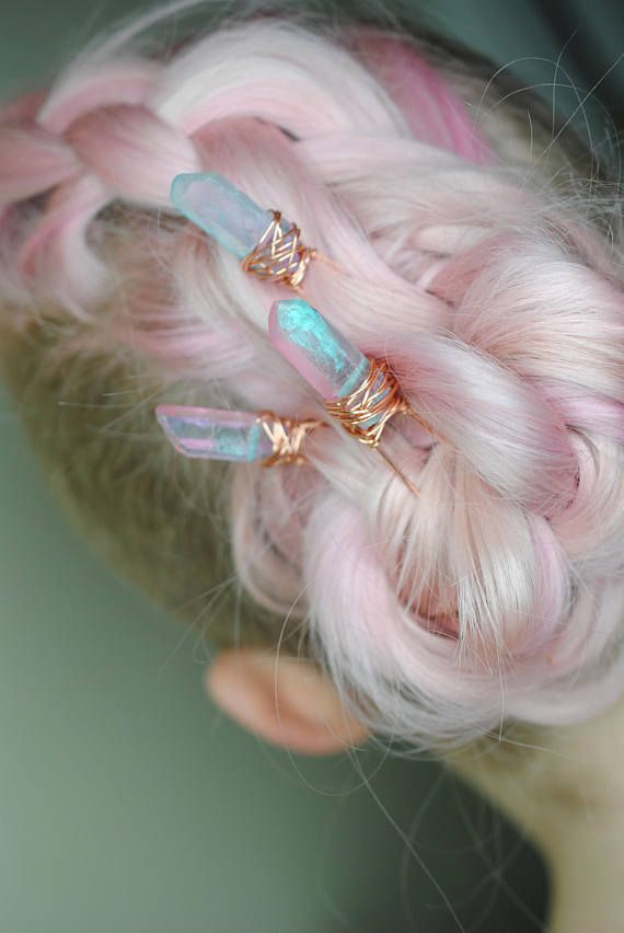 Raw Crystal Hair Pin