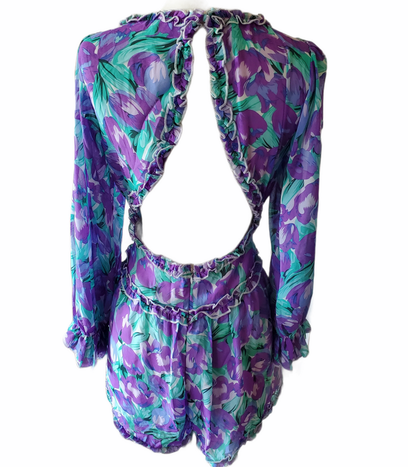 Lila Green Romper